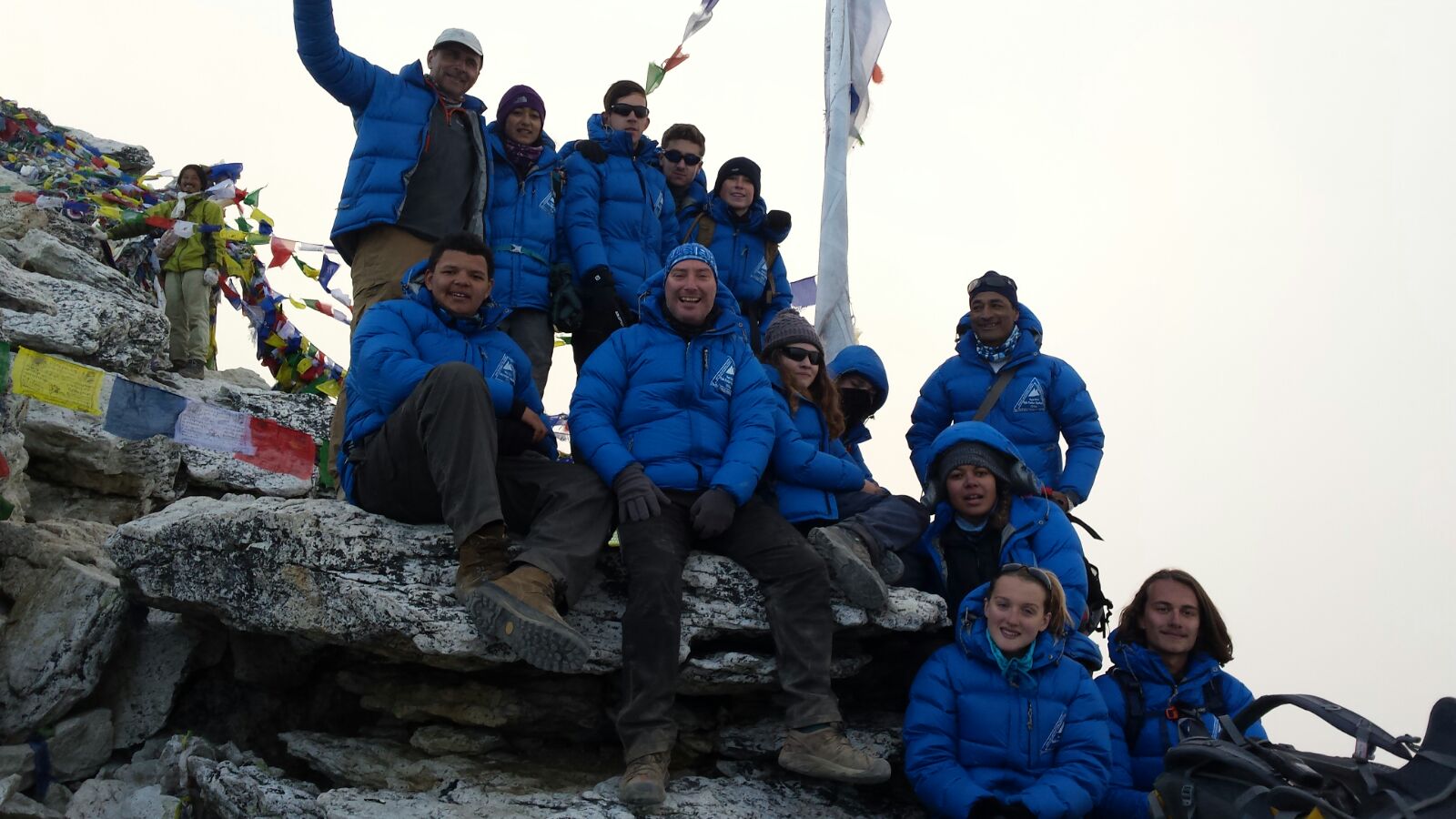 The group at the summit