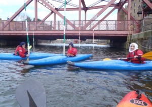 Tower Hamlets youth having fun on Shadwell Basin